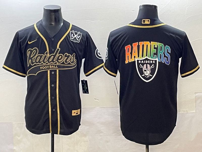 Men 2025 Oakland Raiders Blank Black Joint Name Nike Limited NFL Jersey style 6->tennessee titans->NFL Jersey